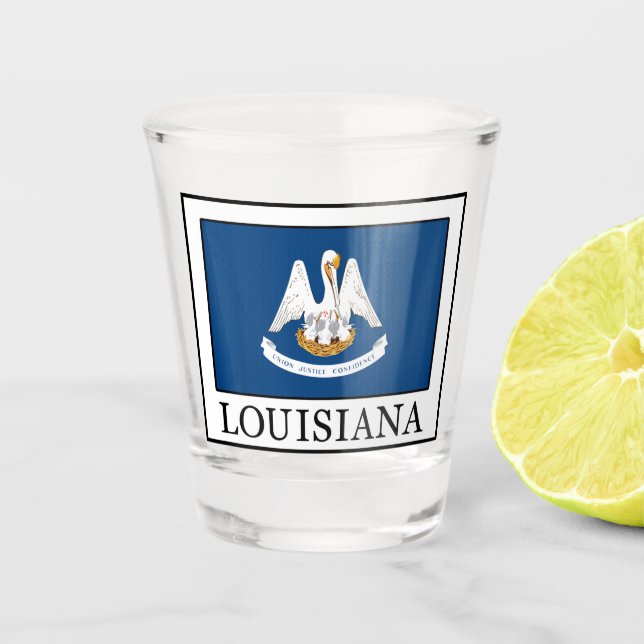 Louisiana Shot Glass (Front)
