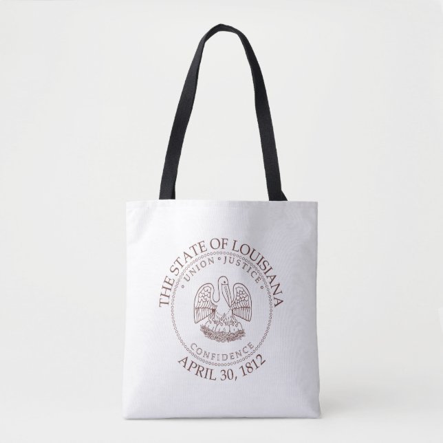 Louisiana sign tote bag (Front)