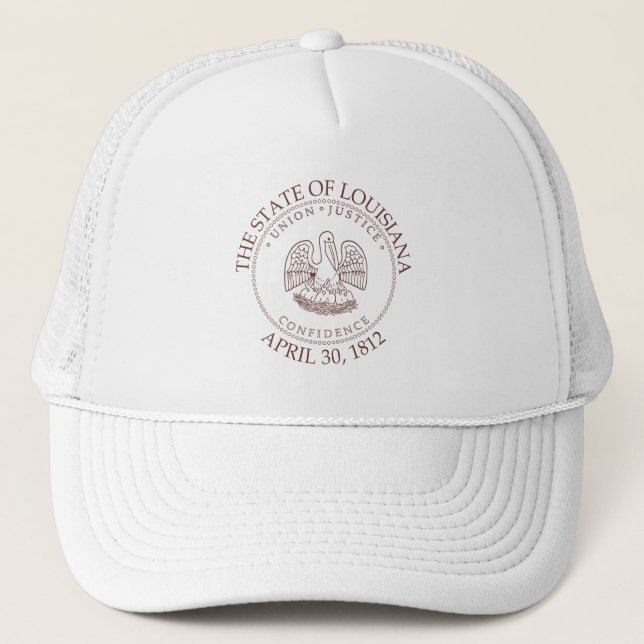 Louisiana sign trucker hat (Front)