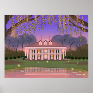 Louisiana Southern Mansion House  Poster