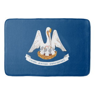 Louisiana State Flag Design Bath Mat
