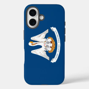 Louisiana State Flag Design iPhone 16 Case