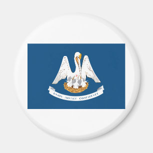 Louisiana State Flag Magnet