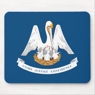 Louisiana State Flag Mouse Pad