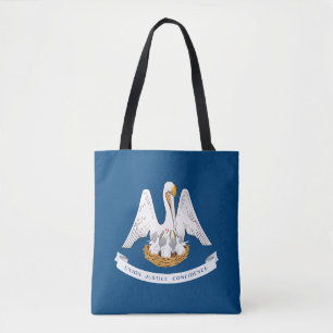 Louisiana State Flag Tote Bag