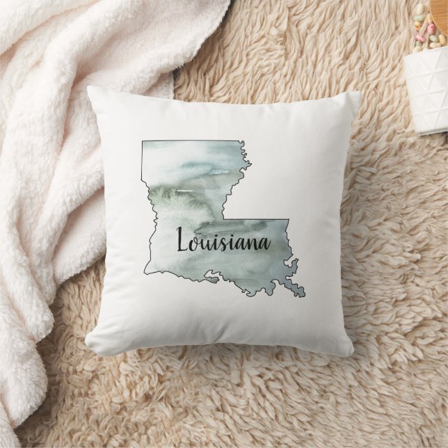 Louisiana State Illustration Painting Cushion (Blanket)