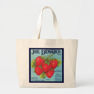 Louisiana Strawberry Crate Label - Bag