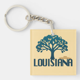 Louisiana United States of America Key Ring