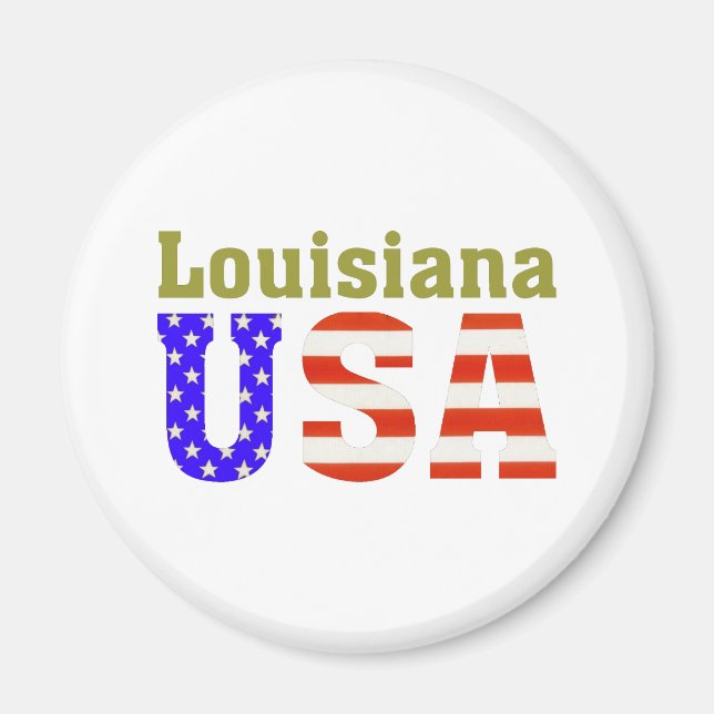 Louisiana USA! Magnet (Front)