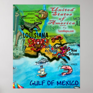 Louisiana USA Poster