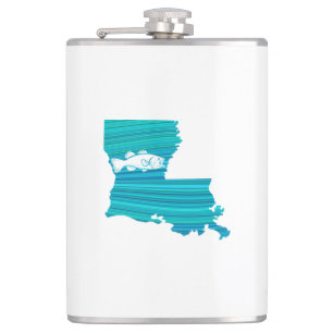 Louisiana Wave Fishing Hip Flask