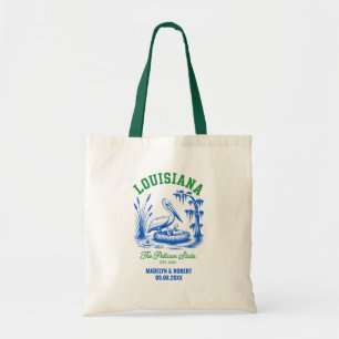 Louisiana Wedding Welcome Bag, Destination Wedding Tote Bag