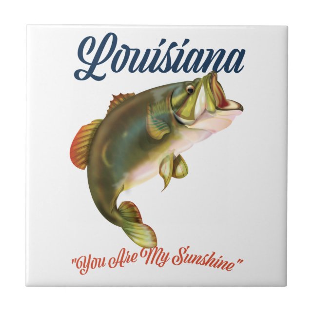 Louisiana "you are my Sunshine" Tile (Front)