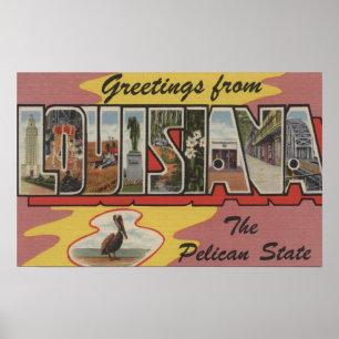 LouisianaLarge Letter ScenesLouisiana 3 Poster