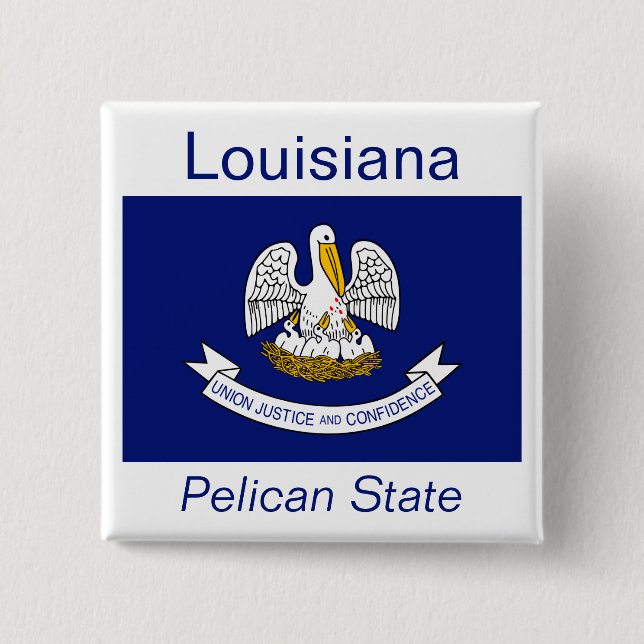 Louisianan Flag Button (Front)