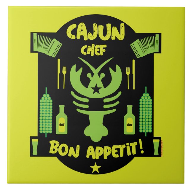 Louisiana's Cajun Foodies And Events    Tile (Front)