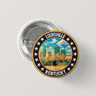 Louisville 3 cm round badge