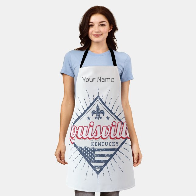 Louisville City Kentucky United States Vintage USA Apron (Worn)