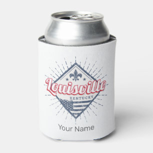 Louisville City Kentucky United States Vintage USA Can Cooler