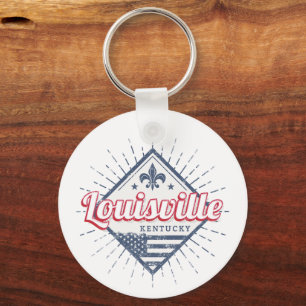 Louisville City Kentucky United States Vintage USA Key Ring
