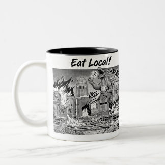 Louisville Eat Local 2 Two-Tone Coffee Mug