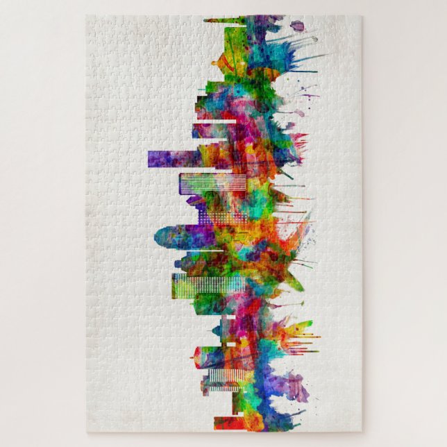 Louisville Kentucky Skyline Jigsaw Puzzle (Vertical)