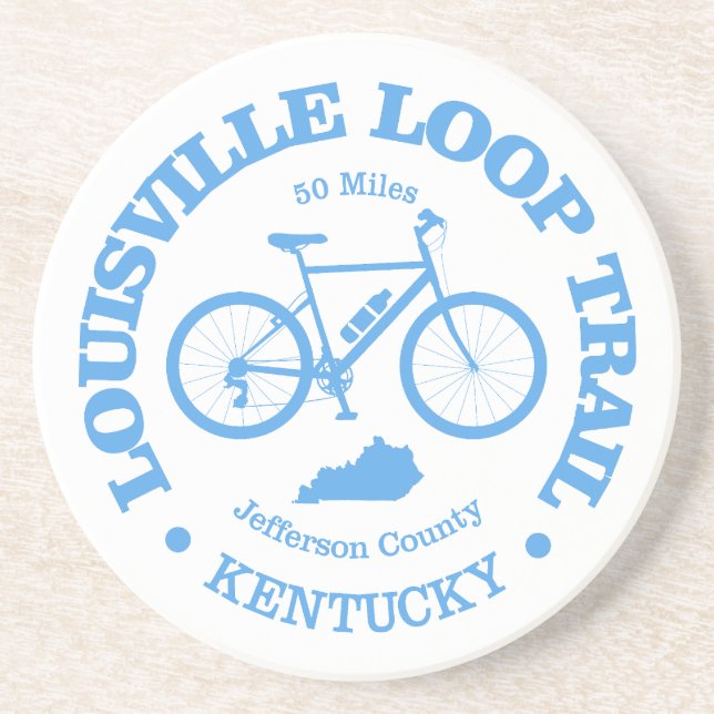 Louisville Loop (cycling) Coaster (Front)