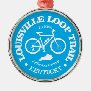 Louisville Loop (cycling) Metal Tree Decoration
