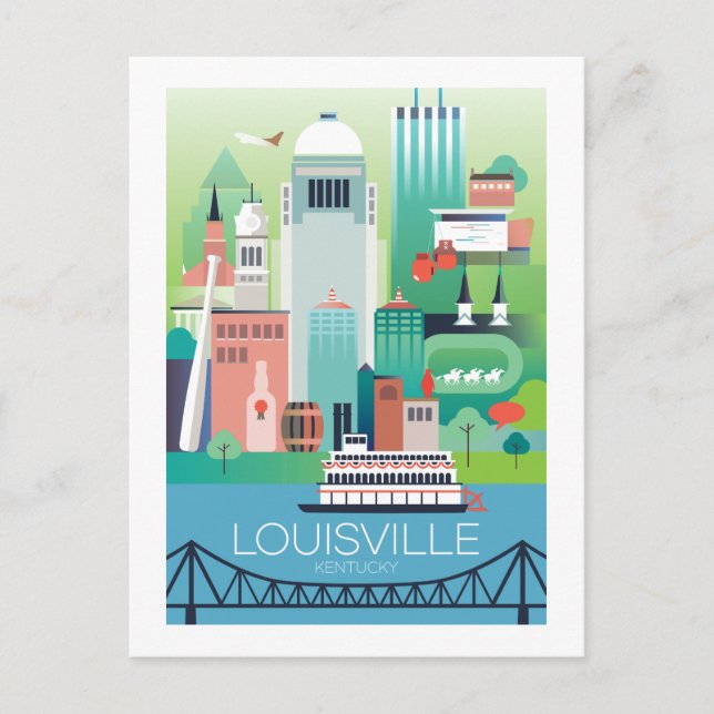 Louisville Postcard (Front)