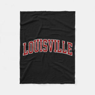 Louisville Vintage Design Men Women Kids Fleece Blanket