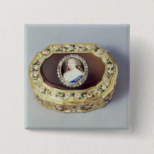Louix XV oval snuff box 15 Cm Square Badge