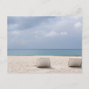 Lounge By the Ocean in Cozumel Postcard