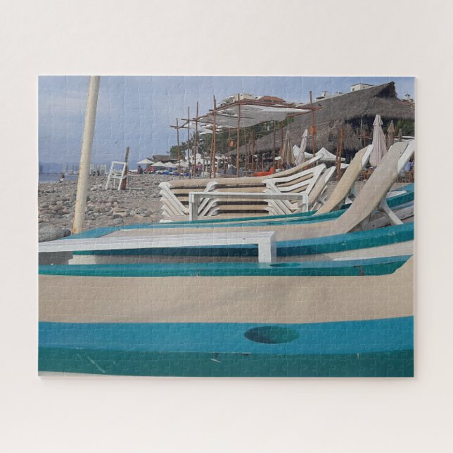 Lounge Chairs in a Row Jigsaw Puzzle (Horizontal)