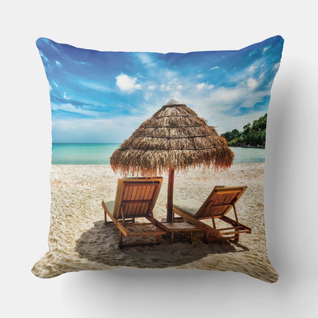Lounge chairs on beach cushion (Front)