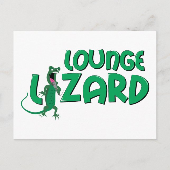 Lounge Lizard Postcard (Front)