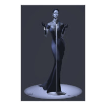 Lounge Singer Poster Print