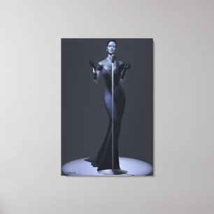 Lounge Singer Wrapped Canvas and Posters