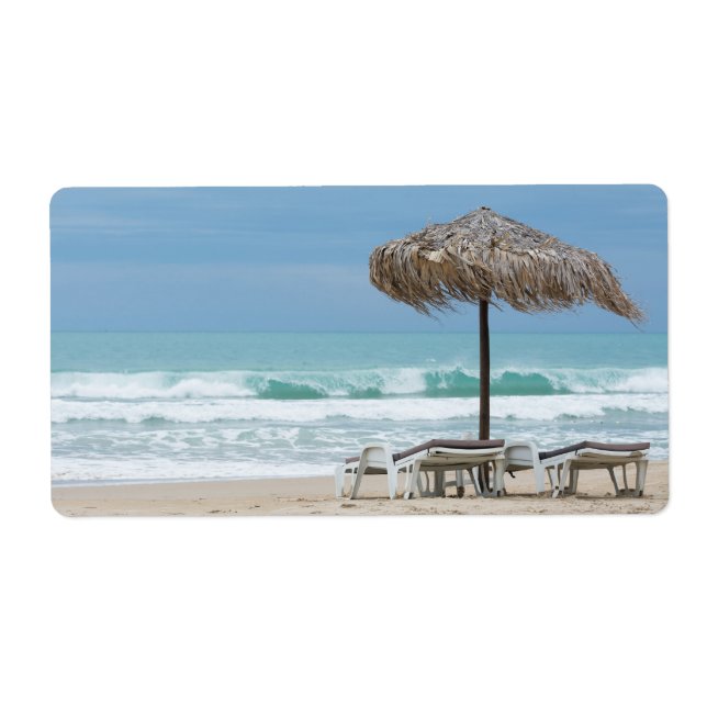 Lounges on the beach (Front)