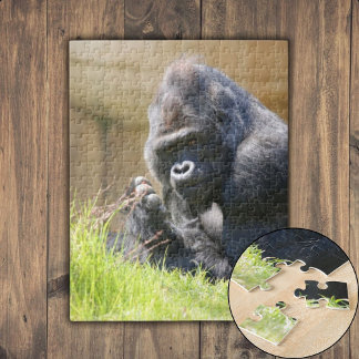 Lounging Gorilla Jigsaw Puzzle