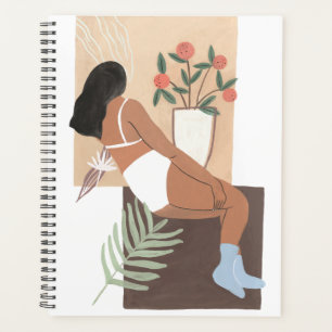 Lounging Woman Planner