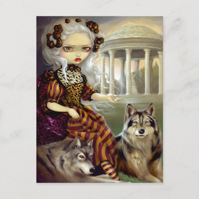 "Loup-Garou:  Le Temple" Postcard (Front)