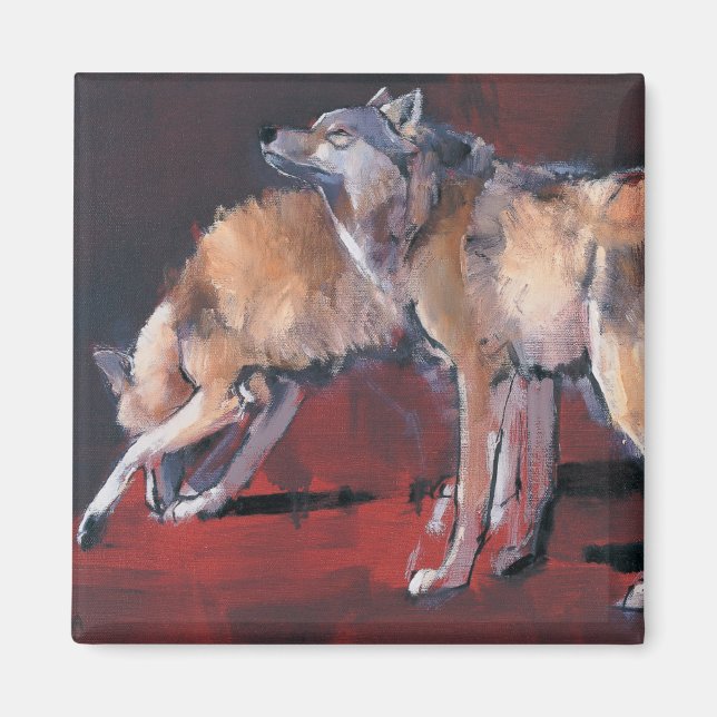 Loups 2001 magnet (Front)