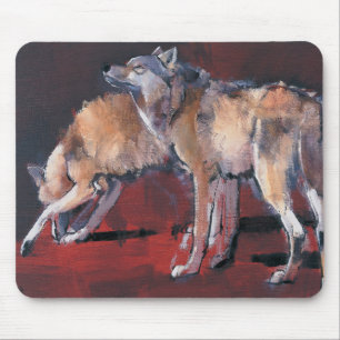 Loups 2001 mouse pad