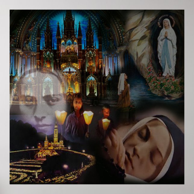 LOURDES COLLAGE POSTER (Front)