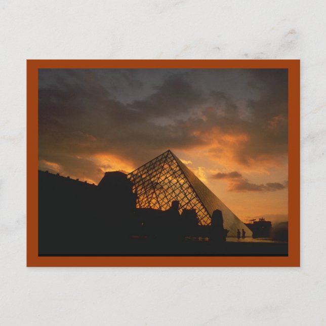 Louvre Museum Paris Postcard (Front)