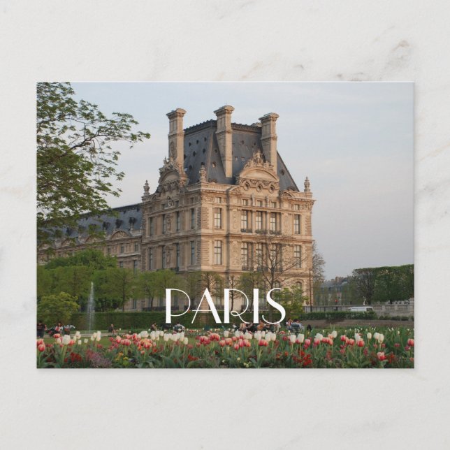 Louvre Museum Postcard (Front)