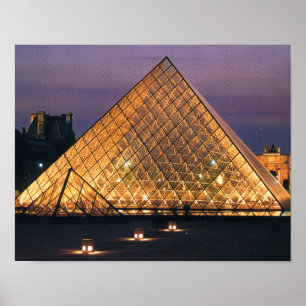 Louvre Museum Poster