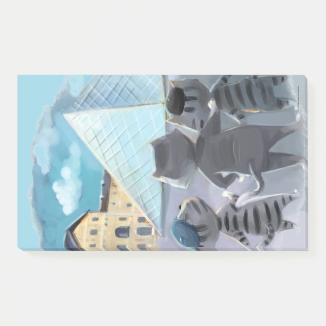 Louvre Notes 10" x 6" (Front)