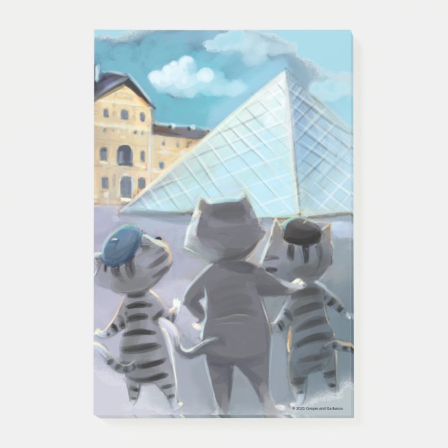 Louvre Notes 4" x 6" (Front)