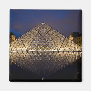 Louvre Pyramid by the architect I.M. Pei at Magnet